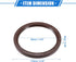 2 Pcs Engine Crankshaft Oil Seal Compatible for Toyota Sienna 1998-2015, Durable Rubber Brown Oil Seal...