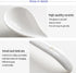 Soup Spoons, Asian Soup Spoons, Chinese Soup Spoons, Ceramic Spoons White Japanese Spoon Large for Dumpling Wonton Ramen Pho Miso, Deep Oval Hook ...