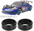 4PCS RC Drift Wheels, RC Drift Hard Tires 26mm Rubber RC Tire Fit for 1:10 RC Drifting Car Accessory(01) Rc Drift Tires Drift Tires 1/24 Scale Rc ...
