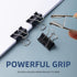 100 Pcs Binder Clips Assorted Sizes, Metal Clips for Office, Paper Clamps 6 Size, X Large, Large, Medium, Small, Mini and Micro...