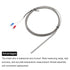 MECCANIXITY K Type Thermocouple Temperature Sensor Probe 5x100mm 6.6ft Wire 0 to 600°C(32 to 1112°F) Stainless Steel...