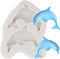 Dolphin Silicone Fondant Molds Dolphin Chocolate Candy Mold For Cake Decorating Cupcake Topper Gum Paste Polymer Clay...