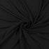 FabricLA Cotton Spandex Jersey Fabric - 10 oz, 4-Way Stretch, 60" Inch Wide by The Yard – Skirts, Tops, T-Shirts - Black, 2 Continuous Yards...