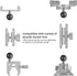 FANAUE Ball Adapter Compatible with RAM Mounts B Size 1" Ball Components (1 Inch Ball)...
