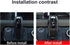 YIWANG Carbon Fiber Style ABS Car Center Gear Shift Head Cover Trim for Land Rover Defender 90 110 130 2020-2025 Auto Accessories (ABS-Carbon Fibe...
