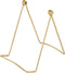 Bard's Folding Gold Wire Easel Stand, 6" H x 4.25" W x 6.25" D, Pack of 3...