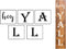 Large Hey Yall Stencil Vertical - 5 Pack Hey Yall Sign Stencils Templates for Painting on Wood, Reusable Letter Stencils for Front Door Porch Wood...