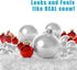 Artificial Snow,8 Liters, 9.2 oz, Plastic Snow for Decoration and Handcraft...