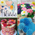 6 pcs Flower Piping Tips Rose Petal Pastry Tips, large piping tips, Chrysanthemum Nozzles, Cupcake Pastry Tool For Decorating Cake Tulip Baking Fo...
