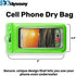Waterproof Phone Case and Lanyard - Excellent Waterproof Protection - Floats in The Water Green...