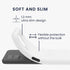 kwmobile Case Compatible with Samsung Galaxy A12 Case - Soft Slim Protective TPU Silicone Cover - White Matte...
