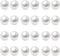 Charisma 8mm Composite Pearl Earrings Round Ball Pearls Stud Earrings Hypoallergenic 12 Pairs Imitation Pearl Earrings Set for Women...