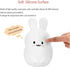Rabbit Night Lights for Kids, Babies Nursery Lamp, Kids lamp, Child Bedroom Bedside Lamp, Changeable Brightness & Color Children's Table Night-Lig...
