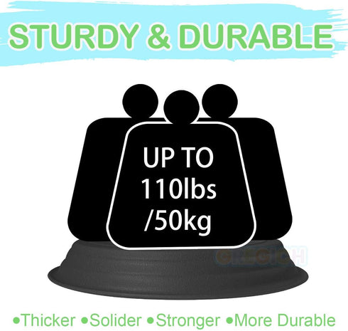 Plastic Plant Saucer 5.8" (4.5" at Base), 6 Pack Singe Size, Thick 6 8 10 12 inch Plant Water Catcher Tray for Indoors Potted Plant Drainage Drip ...