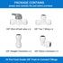 3/8" O.D.Quick Connect Fittings,Food Grade 3/8" Push to Connect Fittings,3/8" Water Line Fittings for RO(Reverse Osmosis) Systems(Ball Valve+T+Uni...