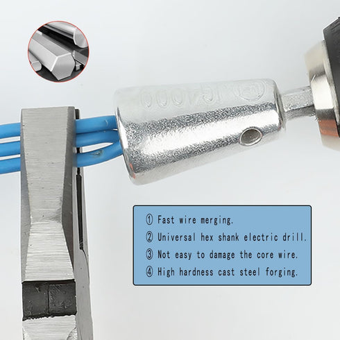 Cable Wire Stripper,Wire Twister Tool,Wire Twister Tool for Drill,Twister Wire Connector Wire Twister Electrician Wire Nut Twister Wire Stripping ...