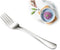 SANTUO Stainless Steel Dinner Forks Set - 12PCS Salad Forks Silverware with Round Handle, Mirror Finish & Dishwasher Safe, Use for Home, Kitchen o...
