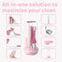 Electric Travel Baby Bottle Brush Set, Electric Bottle Brush Cleaner, Silicone Bottle, Nipple and Straw Brush, Stirring Disperser, Drainage Rack, ...