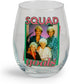 Silver Buffalo The Golden Girls Squad Goals Stemless Wine Glass | Official TV Show Collectible Drinkware | Novelty Kitchen Gifts, Cocktail Glass F...