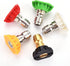 Tool Daily Pressure Washer Spray Nozzle Tips Multiple Degrees, 1/4 inch 5-Pack (2.5 GPM)...
