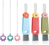 3pcs 3-in-1 Cup Lid Cleaning Brushes with 3 Straw Brushes, Cute Multifunctional 3-in-1 Cleaning Brush Colorful Cup Lid Gap Cleaner Insulated Bottl...