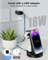 3 in 1 Charging Station for Apple Device, Wireless Charger for iPhone 15 14 13 12 11 Pro Max & Apple Watch iwacth - Charging Stand Dock for AirPod...