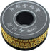 10 Rolls of 0-9 Number Tube,Yellow Flexible PVC Concave Cable Wire Markers Label Tag (6mm2)...