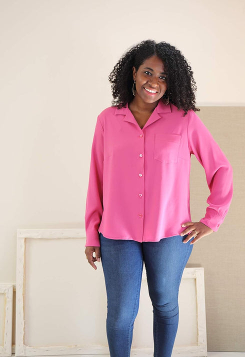 Camp Shirt + Dress Sewing Pattern...
