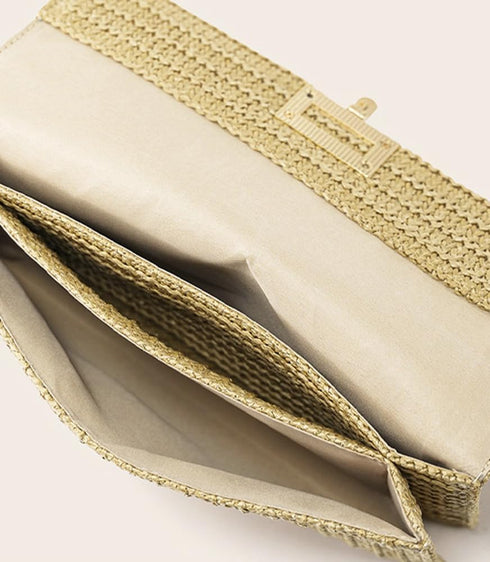 Avilego Straw Handbags for Women Straw Clutch Summer Bag Beach Bag Casual Straw Purses 2024...