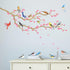 DECOWALL DWL-2009 Garden Birds and Cherry Blossom Wall Stickers Wall Decals Peel and Stick Removable Wall Stickers for Kids Nursery Bedroom Living...