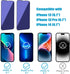 [2 Pack Compatible with iPhone 13 / iPhone 13 Pro/iPhone 14 Anti-Blue Light Privacy Screen Protector 6.1", Scratch Resistant, Anti-Shatter Tempere...