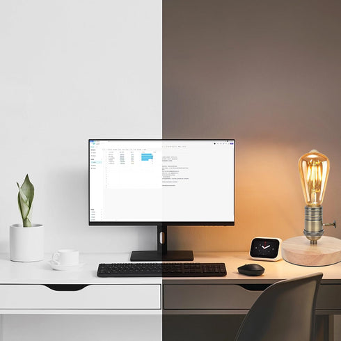 Tissting Vintage Wooden Lamp Base E26/E27 Table Lamp Holder with Dimmable Button Adjust Brightness Mini Short Desk Lamp Exposed Bulb Base with US ...