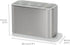 Joseph Joseph Surface Kitchen Sink Cutlery drainer, Utensil cutlery and kitchen gadgets holder with draining base, kitchen storage, Stainless Stee...