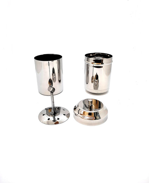 KERAM south indian coffee drip maker-permanent/reusable phin filter for 3-4 serving cup 6.6 Oz(200 ml) made of steel ss304 food grade camping/trav...
