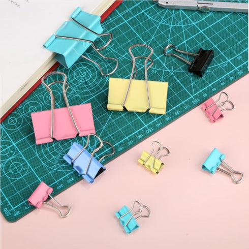 Colourful Binder Paper Clips for Offices, Schools and Homes?1in (48pcs)...