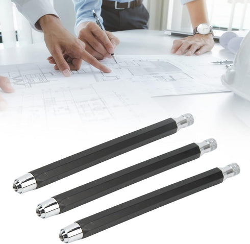3Pcs Mechanical Carpenter Pencils 5.6mm Scribing Tool Marker Set Kit Construction Pencils with Built in Sharpener, Carpentry Marking Scribe Tools ...