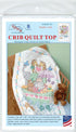 Jack Dempsey Needle Art Noah's Ark Crib Quilt Top...
