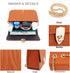 PORT&LOTUS Mini Shoulder Bag for Women PU Leather Small Bags for Women Little Tote Bag Women Purses...