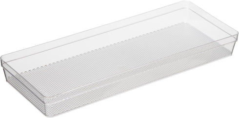 Oggi Clear Drawer Organizer - 6.25" X 15.75" - Ideal for Organizing Kitchen Drawers, Office, Desk, Silverware, Kitchen Utensils, Cosmetics and Bat...