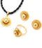 Huangshanshan Necklace Pendants Earrings Ring Set Gold Filled Plated Jewelry African Ethiopia Flower Jewelry Set...