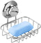 SANNO Suction Cup Soap Holder, Soap Dish Saver Tray Bar Soap Sponge Holder for Shower Wall, Bathroom, Tub and Kitchen Sink Stainless Steel...