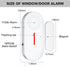 Door Window Alarm, 110DB Door Alarms for Kids Safety, Wireless Sensor Door Window Burglar Alarm-Window Pool Alarms for Home (6 Pack)...