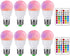ILC RGB LED Light Bulb, Color Changing 40W Equivalent, Daylight White, 450LM Dimmable 5W E26 Screw Base RGBW, Mood Light Bulb - 12 Color Choices -...