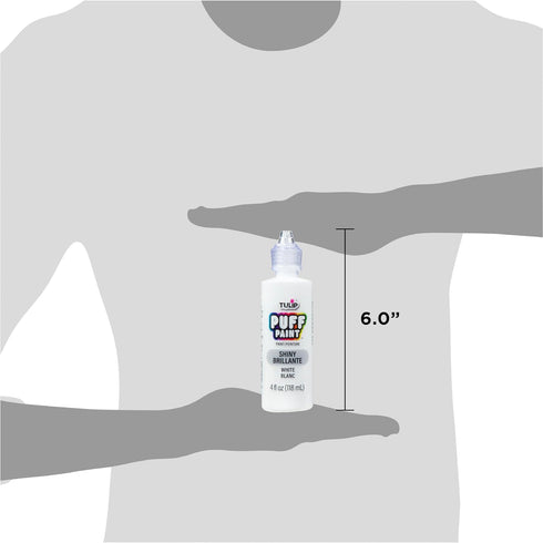 Tulip Puff Paint Slick White 4 Fl Oz (Pack of 3)...