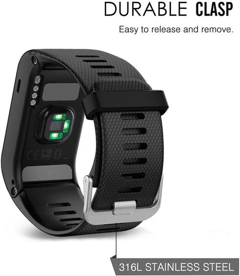 Band for Garmin Vivoactive HR Watch, Soft Silicone Wristband Replacement Band for Garmin Vivoactive HR Sports Watch...