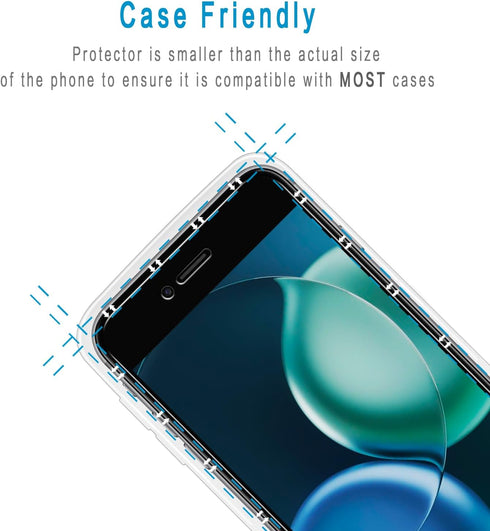 HPTech (2 Pack) Privacy Screen Protector Designed for iPhone SE 3, SE 2022, iPhone SE 2, SE 2020 4.7-inch Anti-Spy Tempered Glass, Anti Scratch, B...