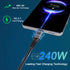 VCOM USB 4 Cable 240W for Thunderbolt 4 Cable 4ft 40Gbps Cable with 8K@60Hz 5K@60Hz or Dual 4K Video USB-C for Thunderbolt 3/4, Dell, iPad Air 4, ...