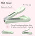 Baby Nail Kit, 4-in-1 Baby Nail Care Set with Cute Case, Baby Nail Clippers, Scissors, Nail File & Tweezers, Baby Manicure Kit and Pedicure kit fo...