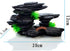 Mountain View Decor Rockery Landscape Rock Hiding Cave Tree Aquarium Ornament Fish Tank Decoration (1)...