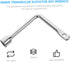 GLEAVI Elevator Key Wrench Tool Radiator Triangle Spanner Key Water Spigot Key Hydrant Key Water Key Fireplace Key Triangle Key Elevator Door Key ...
